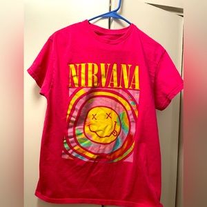 Nirvana Tie-dye Graphic Logo Tee Size M